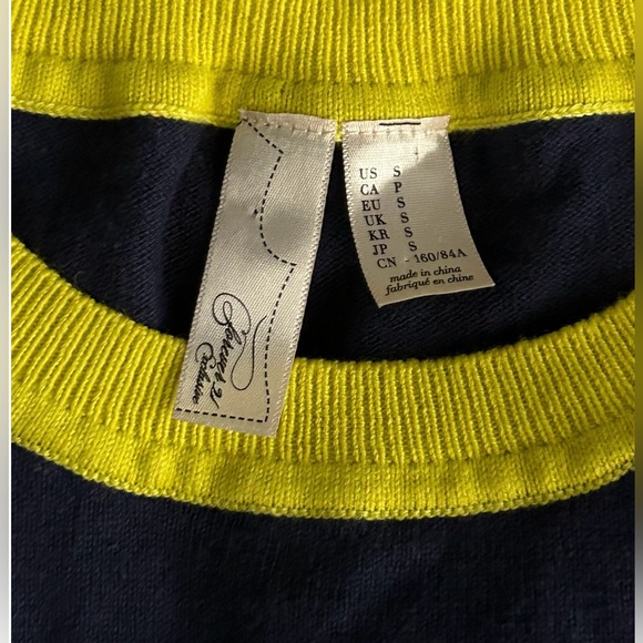 ⚓️ BEAUTIFUL NAUTICAL SWEATER!! COOL COLORS! LIGHTWEIGHT! 3/4 SLEEVE ⚓️ - Picture 13 of 16